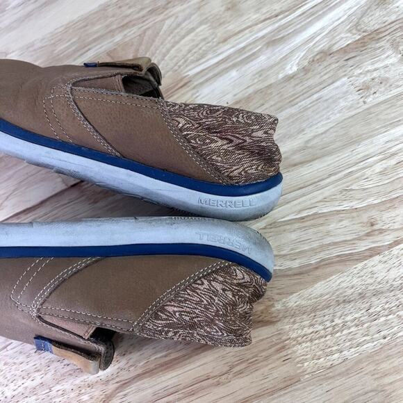 Merrell Duskair Shoes Men's 8 Brown Sugar Leather Upper Flat Casual Performance - Picture 10 of 10